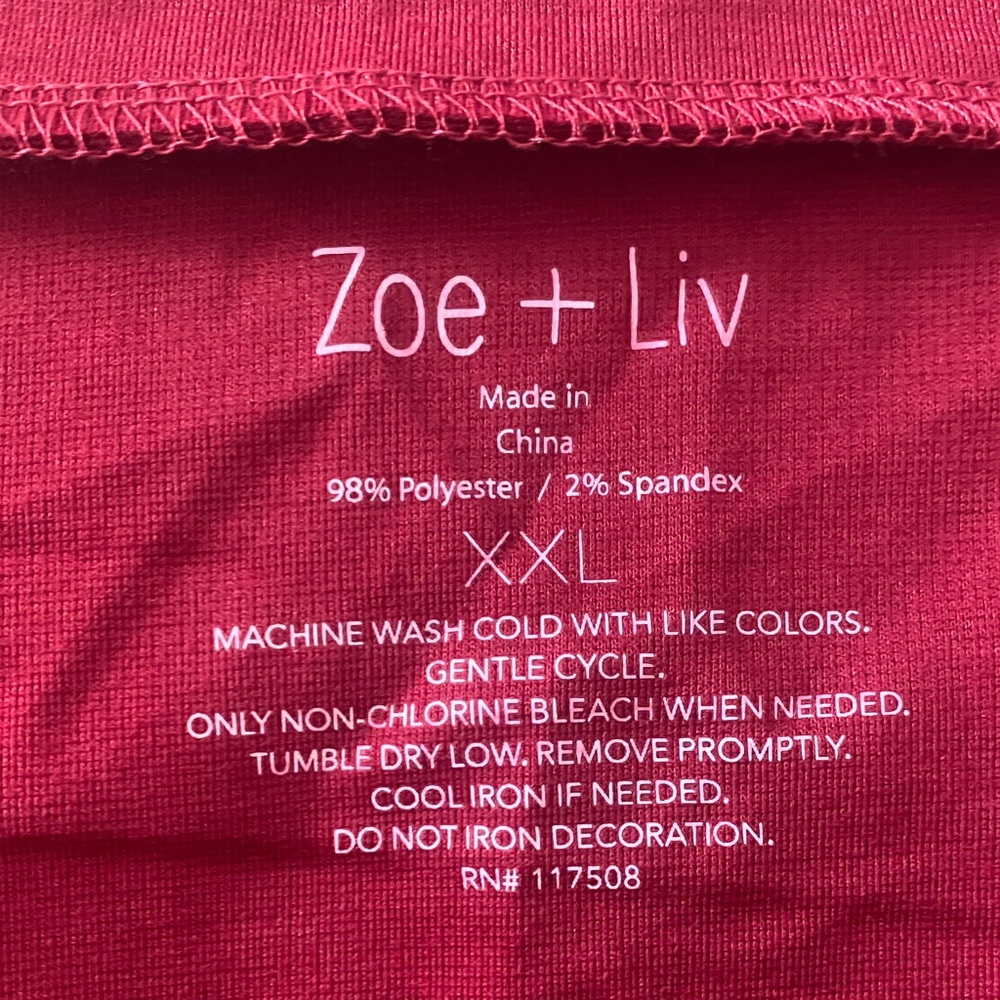 Zoe + Liv Burgundy Mini Skirt - Picture 6 of 6